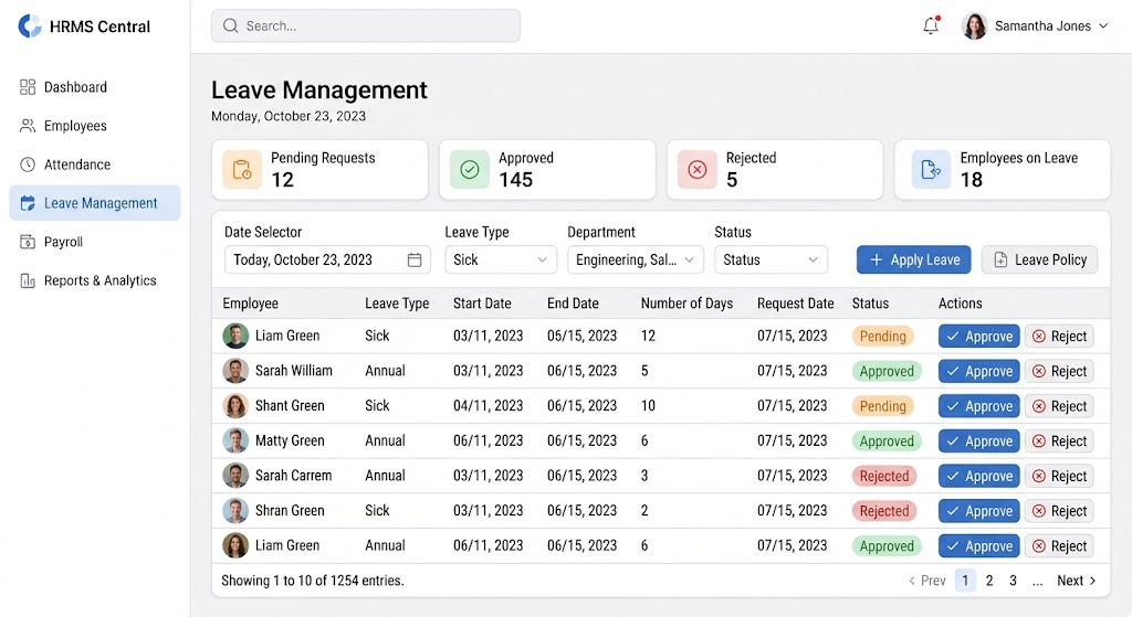 HR Management System (HRMS) — Cloud-Based Human Resource Software