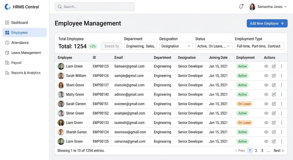 HR Management System (HRMS) — Cloud-Based Human Resource Software