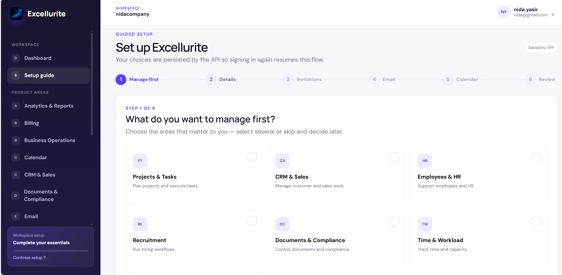 Excellurite — All-in-One Business Management Platform
