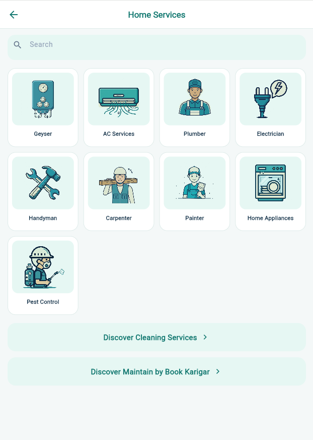 Book Karigar - Home Services Marketplace Platform